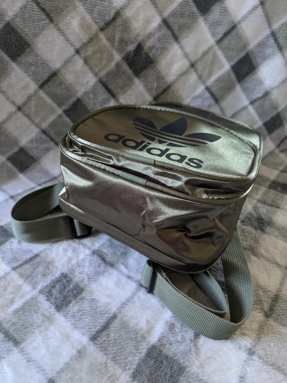 Adidas Women’s Metallic Olive Mini Backpack